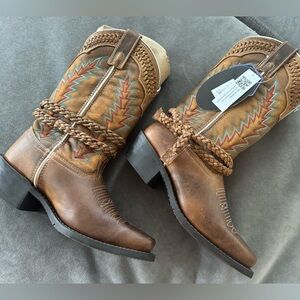 Laredo Women's Knot In Time 11" Western Boots - Square Toe